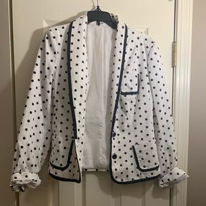 Express polka dot blazer